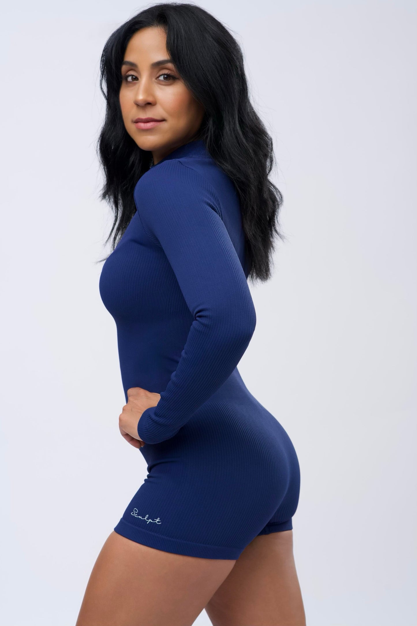 Midnight Define Ribbed Romper
