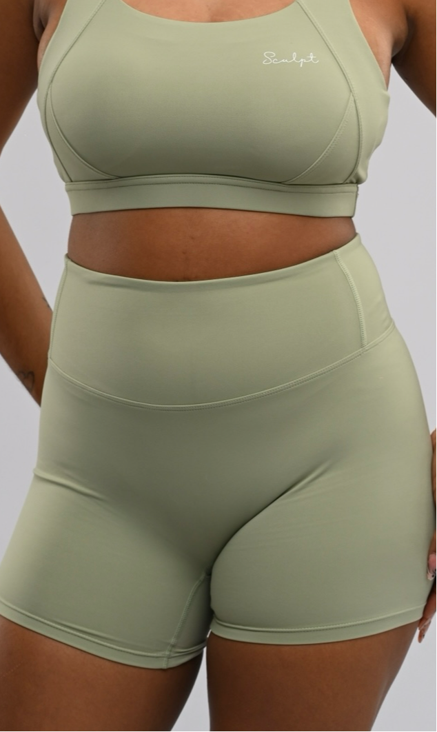 Soft Sage Renew Biker Short