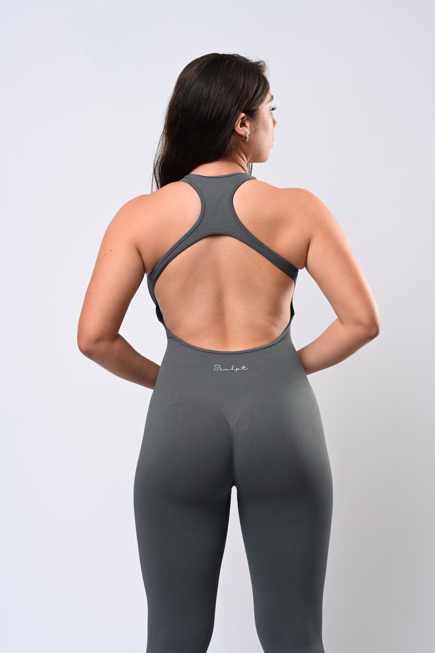 Ash Gray Ultra-Fit Jumpsuit