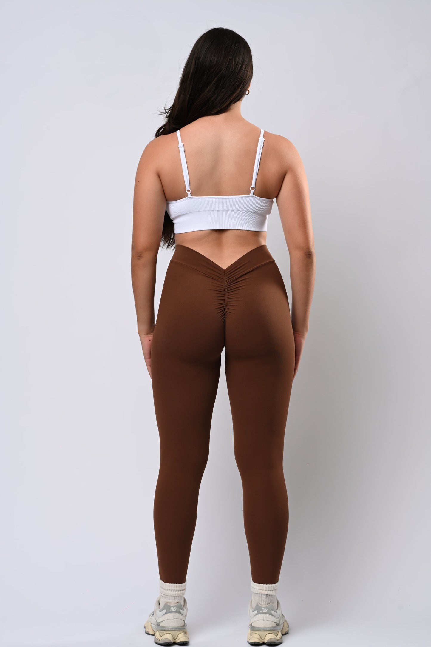 Cinnamon Dynamic Stretch Ruche Legging