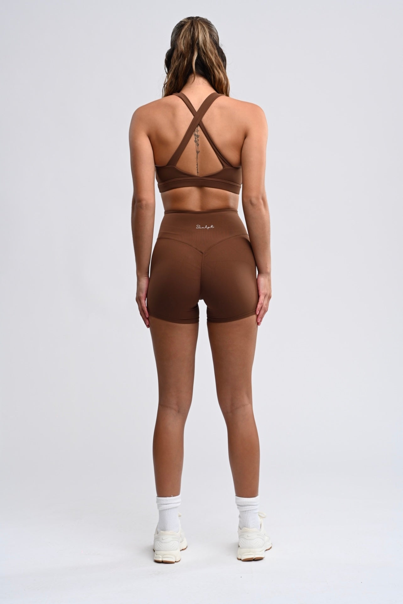 Pecan Brown Renew Biker Short