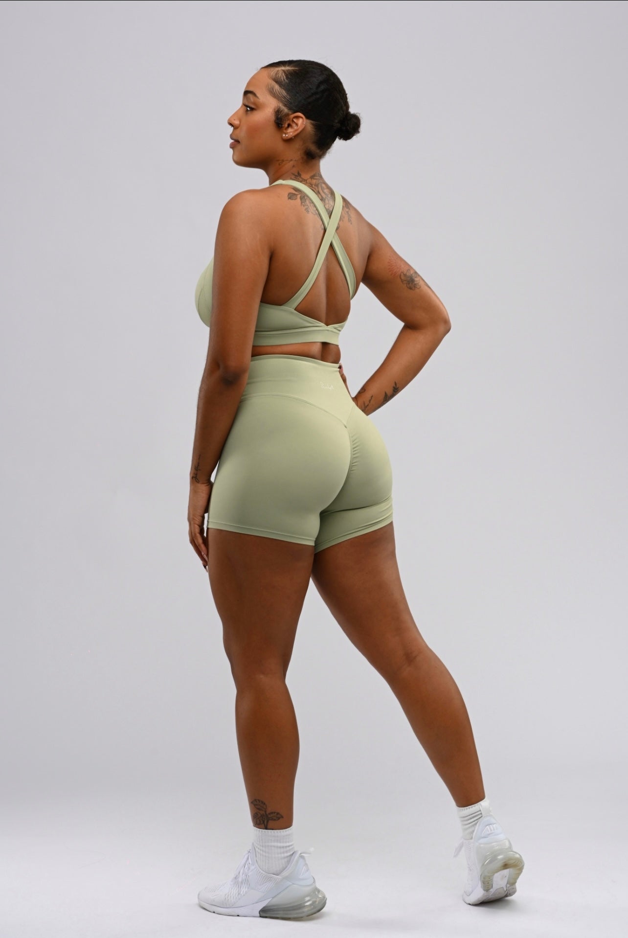 Soft Sage Renew Biker Short