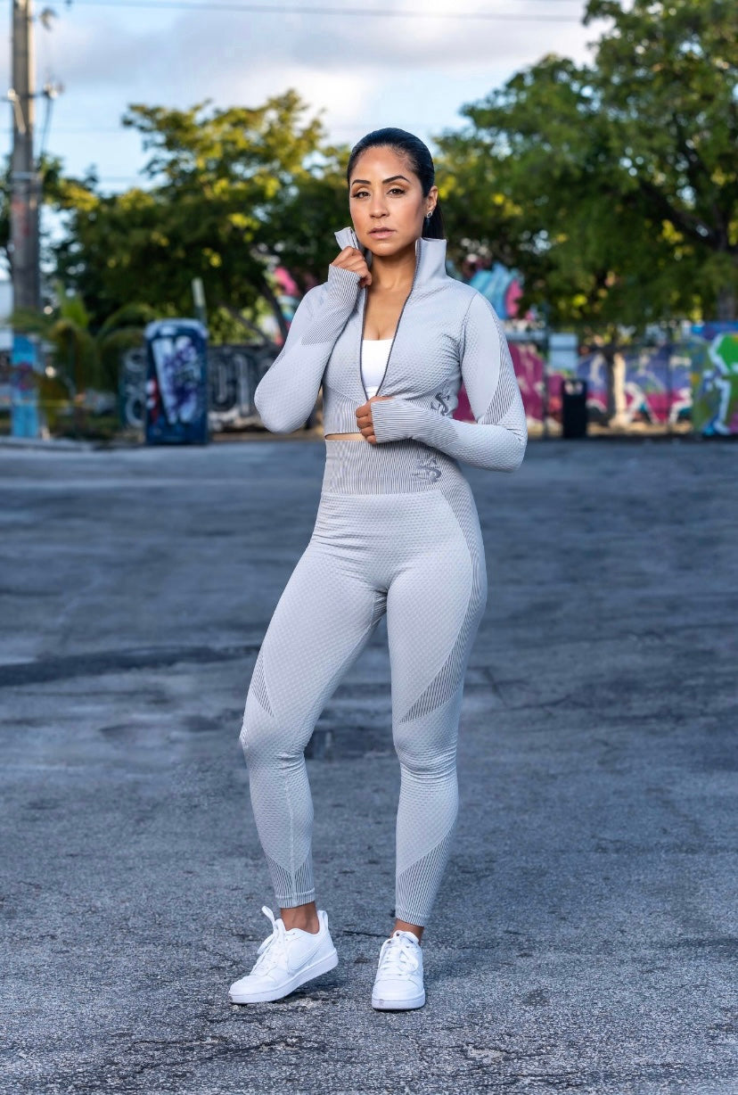 Griselda Textured Crop Set