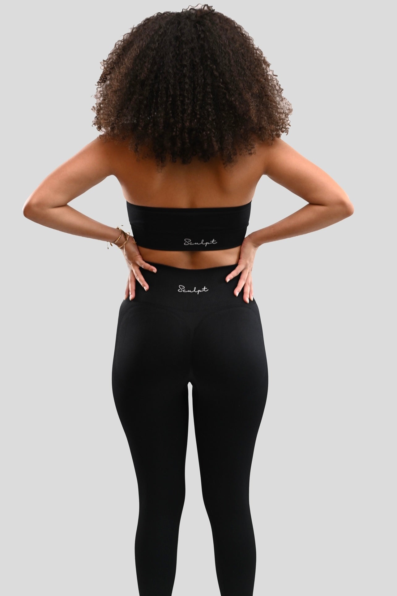 BLACK CONTOUR SEAMLESS LEGGING
