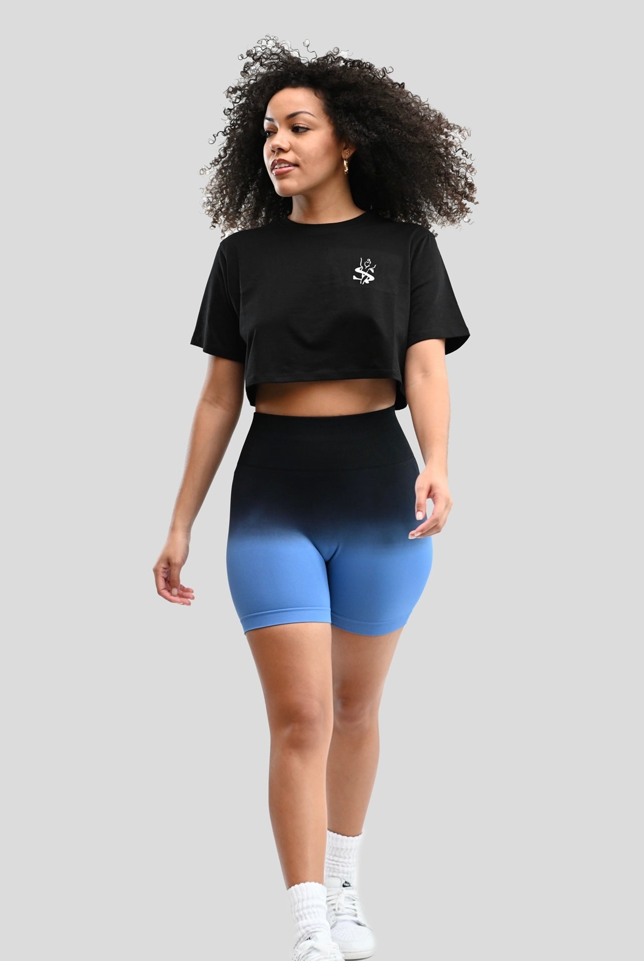 OCEAN BREEZE OMBRÉ BIKER SHORT