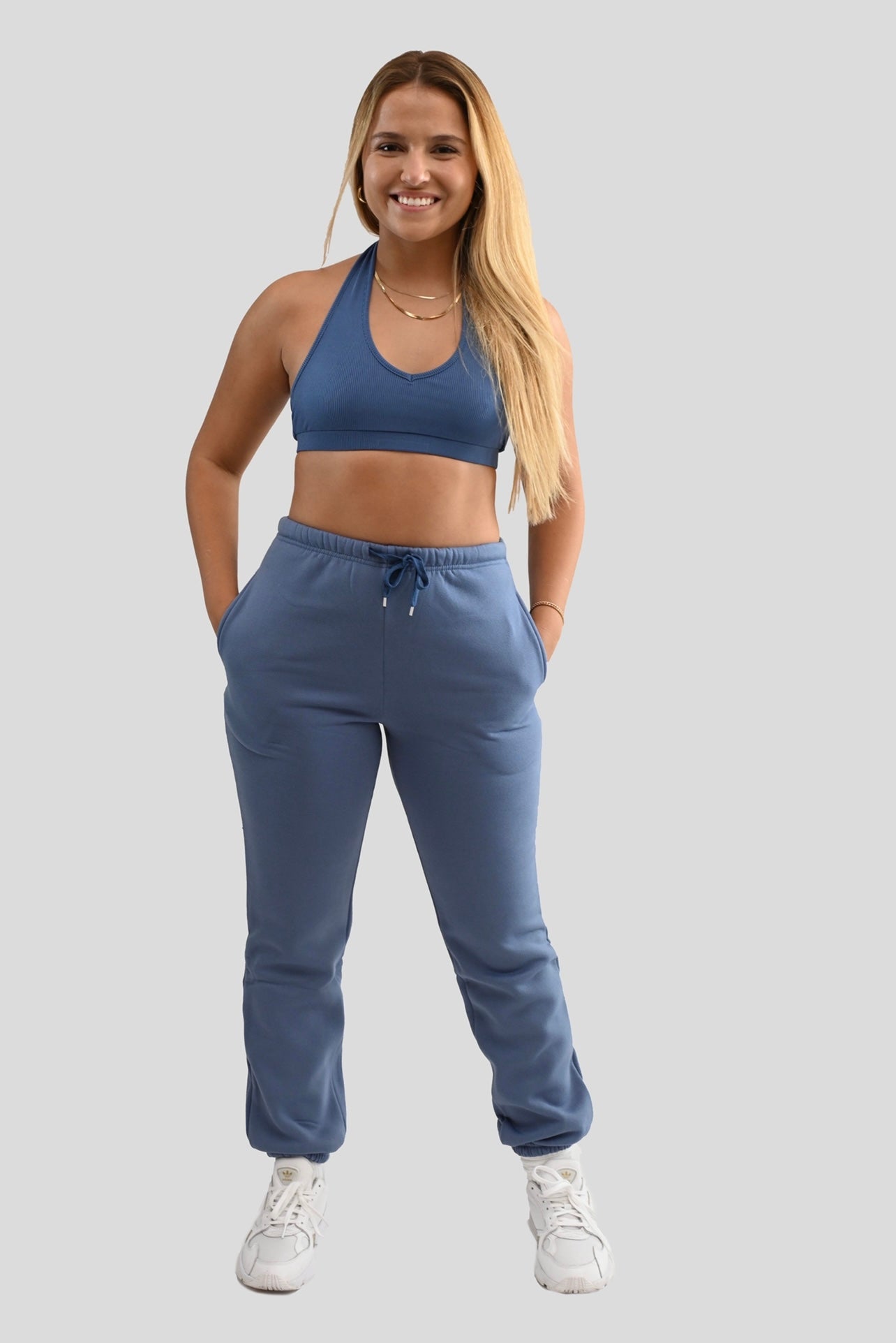 BLUE MOON RELAXED MID-RISE JOGGER SET