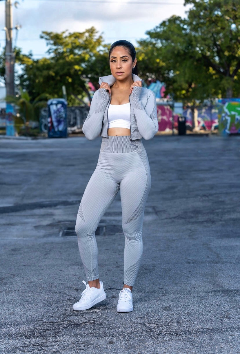 Griselda Textured Crop Set