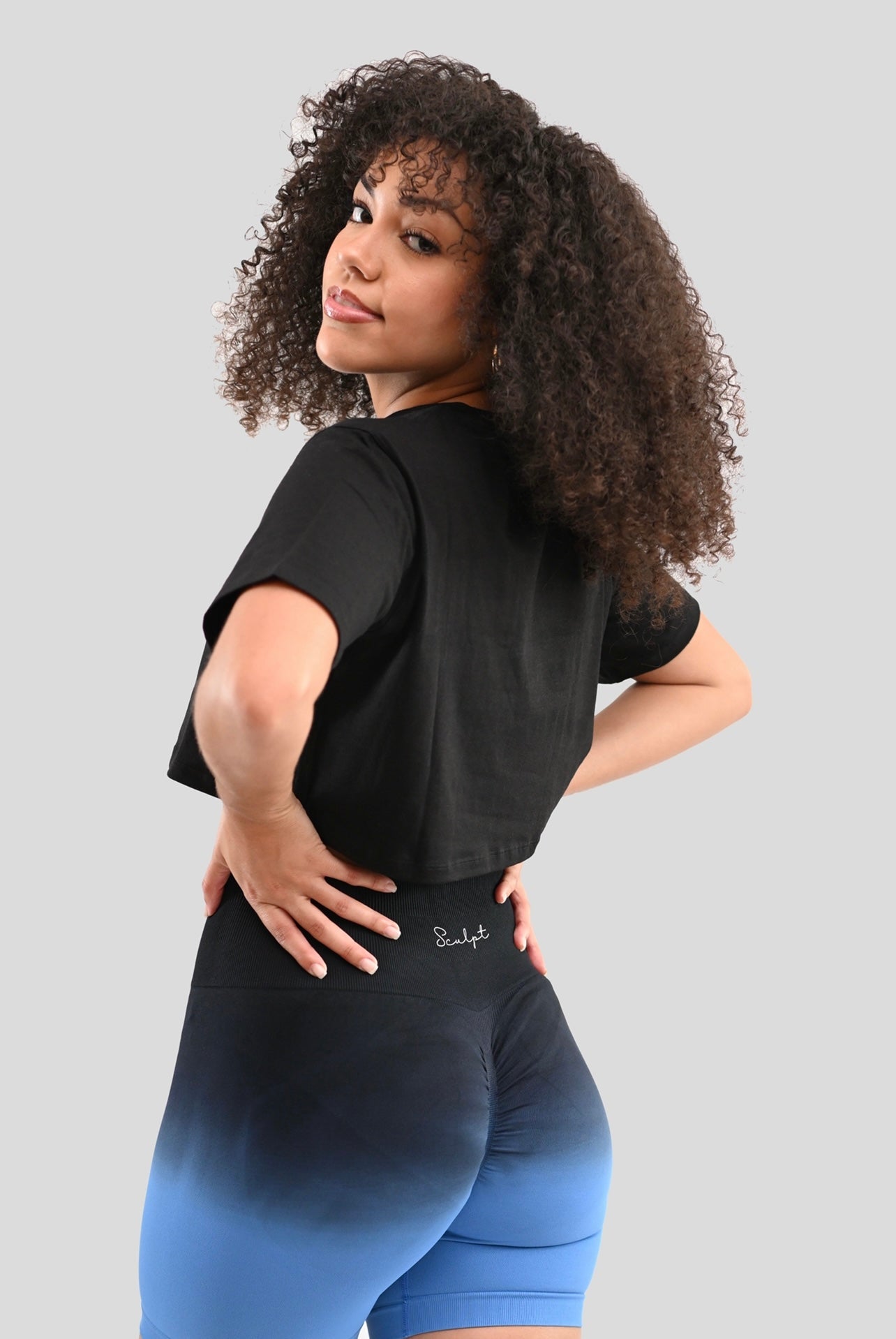 OCEAN BREEZE OMBRÉ BIKER SHORT