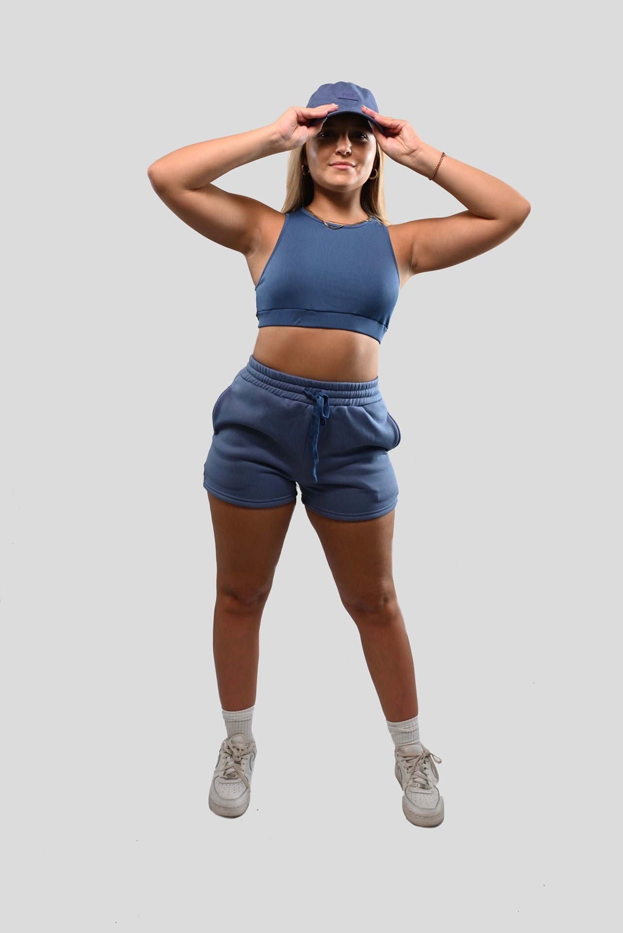 BLUE MOON RELAXED-FIT TERRY SHORT SET