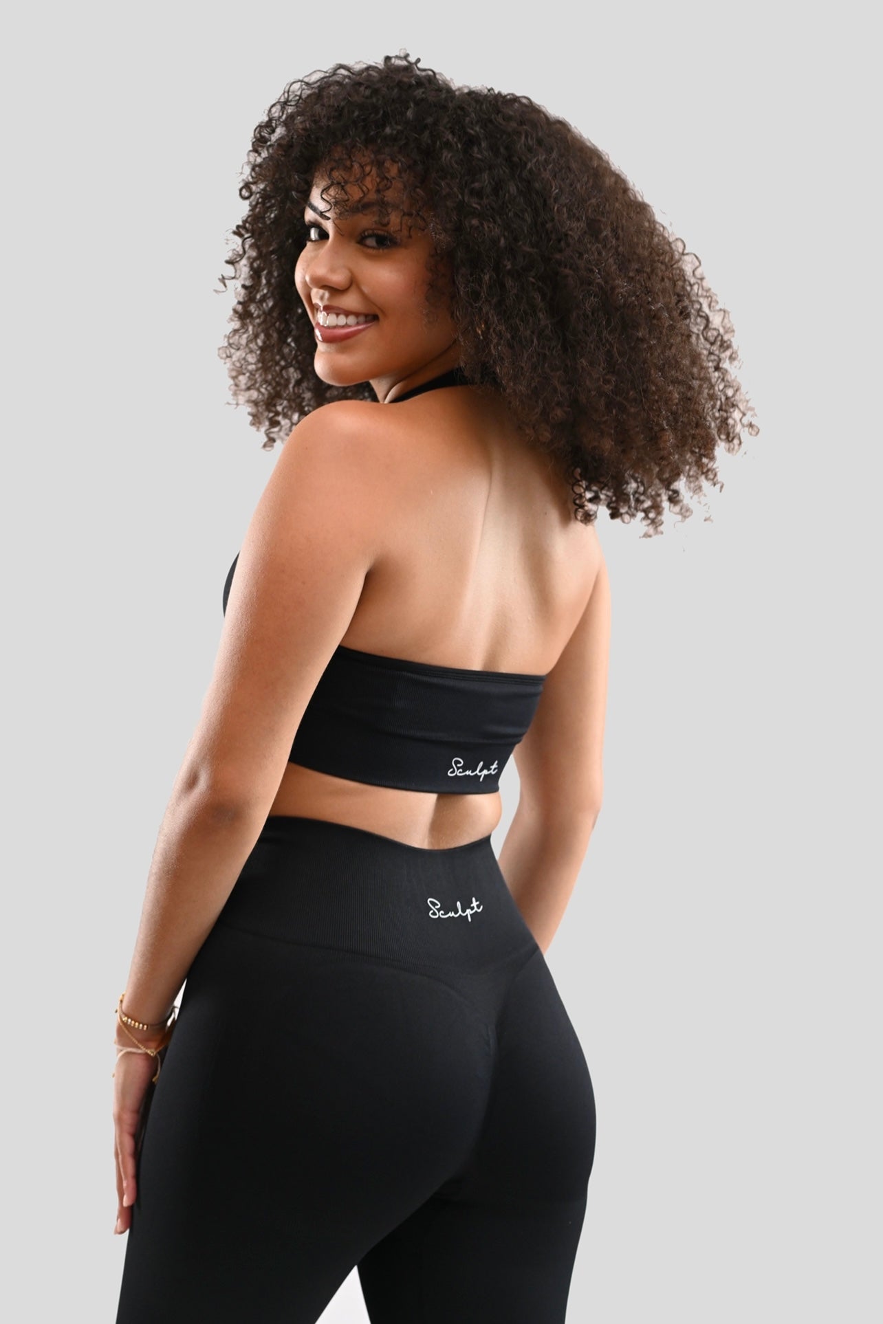 BLACK CONTOUR SEAMLESS LEGGING