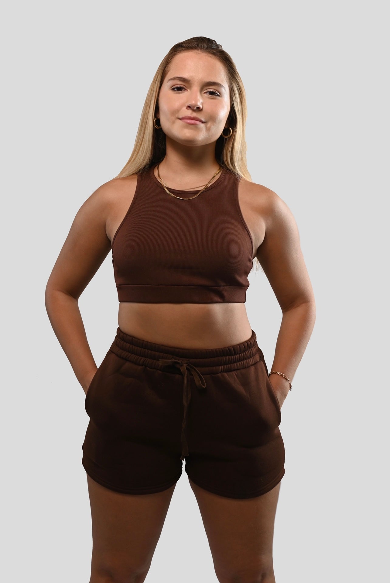 EXPRESSO RELAXED-FIT TERRY SHORT SET